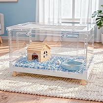 Amazon | 【MCHNHUA】ハイタイプ 折りたたみ式 ハムスターケージ 大型