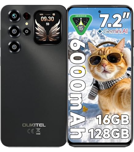 Amazon | OUKITEL C68 PLUS 本体 SIMフリー スマートフォン 7.2インチ
