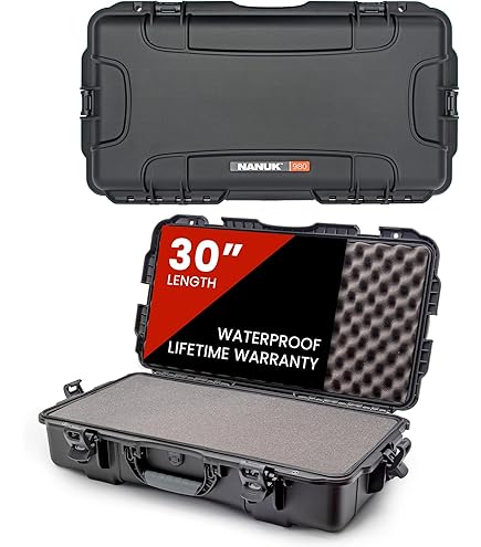 Amazon | Nanuk 904 Graphite キューブスポンジ付き | NANUK | 防水
