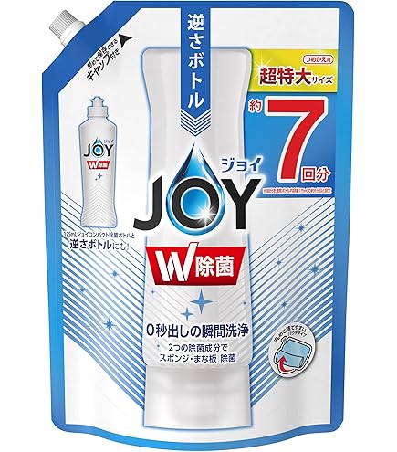 REAL JOY10個 Amazon.co.jp: Procter & Gamble ジョイ P&G W除菌 食器用洗剤
