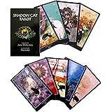 【Liisha】 ジューン澁澤 監修 オリジナル タロットカード オラクルカード 日本語解説書付 占い 日本製 リーシャ [正規品] (シャドーキャット)
