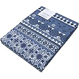 【Amazon.co.jp 限定】 東京西川 SEVENDAYS 敷布団カバー ブルー シングル 北欧柄(バンダナ) 速乾 SEVENDAYS セブンデイズ PI08001598B