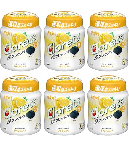 Amazon | クロレッツXP ボトルガム140g 6個セット (クリアミント 青