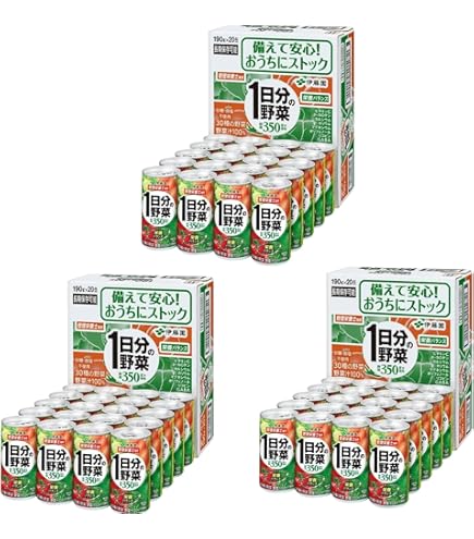 Amazon.co.jp: 野菜ジュース 伊藤園 1日分の野菜 ジュース 缶 伊藤園 1