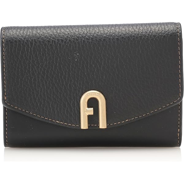 Amazon | [フルラ]二つ折り財布 バビロン Sサイズ ブラック レディース