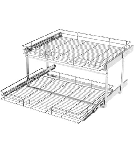 LOVMOR キャビネットオーガナイザー 幅14インチ 奥行き21インチ Amazon