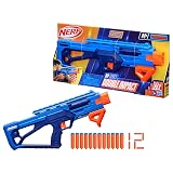 ハズブロ（Hasbro）ナーフ Nシリーズ ダブルインパクト ブラスター、Nシリーズ対応 公式N1ダーツ12本付属、ポンプアクション・プライミング、お子様へのギフト、対象年齢8才以上 G0879 正規品