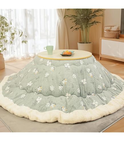 Amazon｜こたつ掛け布団 こたつ布団 円形 205cm モロッカン柄 北欧 省