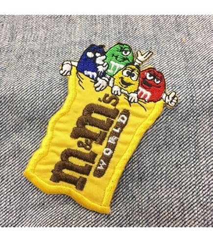 Amazon.co.jp: アイロンワッペン【M&M's Mix】 エムアンドエムズ