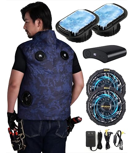 Amazon.co.jp: 【冷風機服・ペルチェ冷却服適配バッテリー】32V超強力