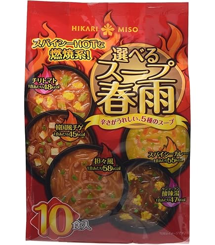 たっぷり一杯春雨スープ　30食入 Amazon | ひかり味噌 たっぷり一杯 大満足 春雨スープ 30食入 | Hikari