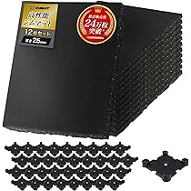 Amazon.co.jp: GYMMAT (ジムマット) ゴムマット 50cm×50cm×25mm