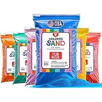 Amazon.co.jp: 工芸用Hygloss カラーサンド - 6色詰め合わせ - 1