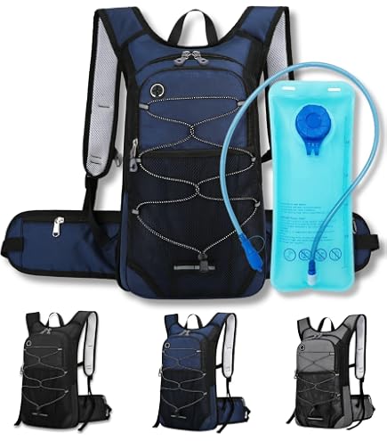 Fox Oasis 6L Hydration Backpack + 2L Bladder Black : Amazon.com.au