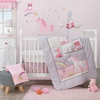 cot bedding and curtains