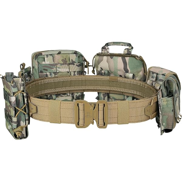 Amazon.co.jp: Ktactical Tactical Battle Belt Loadout Kit Molle