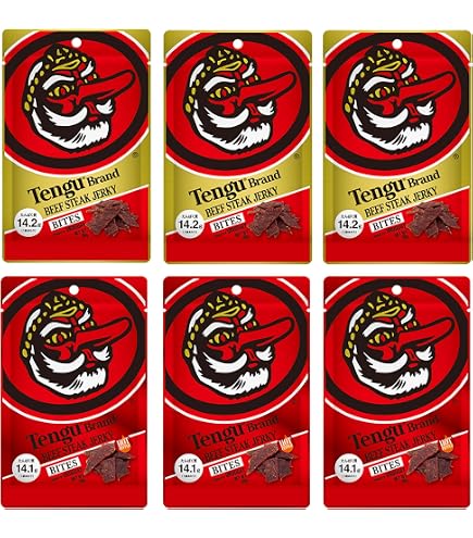 Amazon | テング ビーフステーキジャーキー バイツ 30g×6袋 | テング