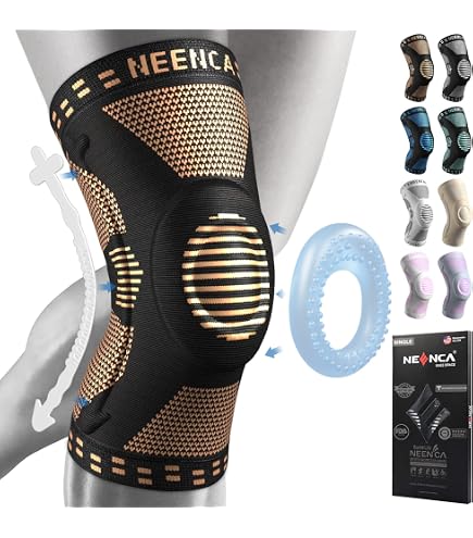 Amazon.co.jp: [NEENCA] 膝パッド プロテクター 膝サポーター 膝の安定