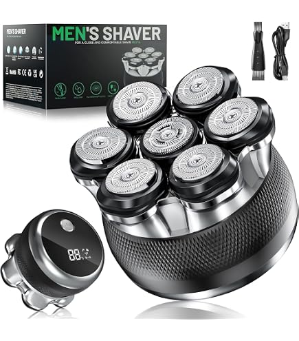 Amazon | スキンヘッド用シェーバー スキンヘッド メンズ 126枚刃 電動