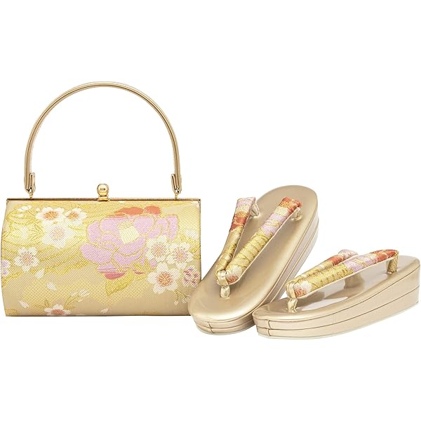 Amazon.co.jp: [KYOETSU] [キョウエツ] 草履バッグセット 成人式 振袖