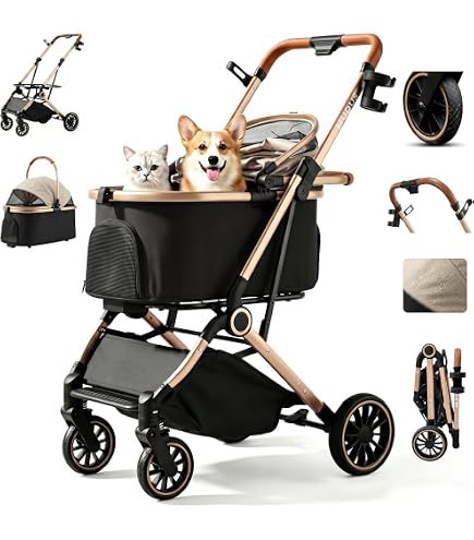 Amazon.co.jp: SKISOPGO 折りたたみ ペットカート部品 前輪 後輪