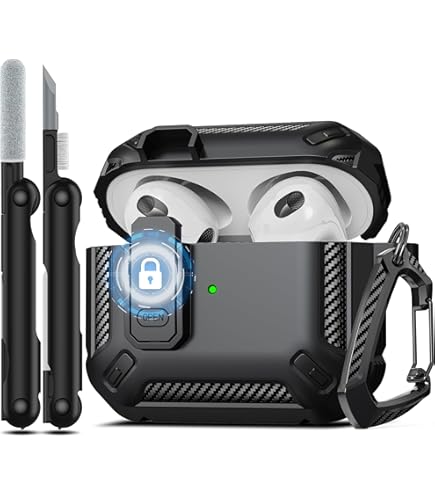 Amazon | R-fun Airpods 第 3 世代ケース 自動安全ロック