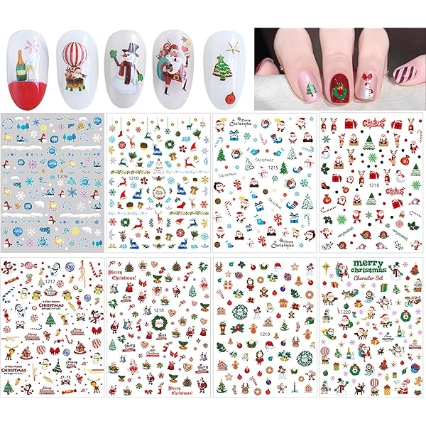 ネイルシール 15枚セット クリスマス ネイルステッカー ネイルアート サンタ Amazon | ネイルシール サンタクロース サンタ トナカイ