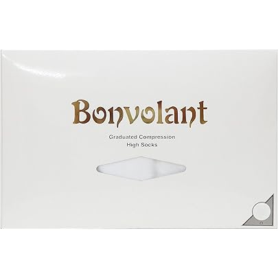 Amazon.co.jp: Bombolan Bonvolant Slim High Socks, 2 Pairs (Black