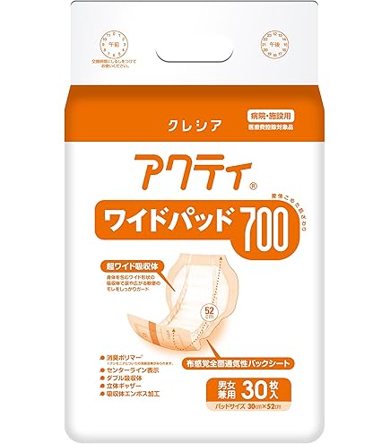 Amazon | 日本製紙クレシア アクティ ワイドパッド500 プラス 30