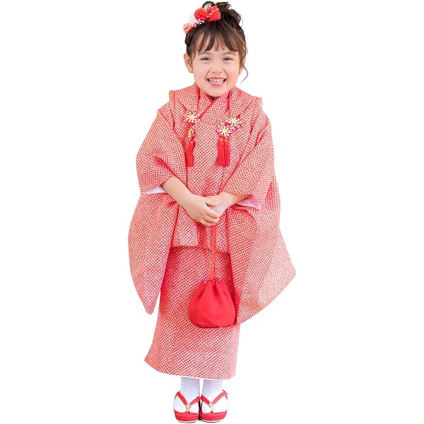 Amazon | [KYOETSU] [キョウエツ] 着物セット 七五三用 3歳用 被布