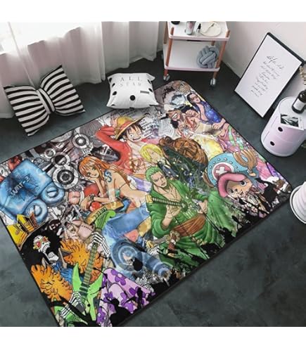 Amazon | ワンピース ルフィ ギア5 (1) アニメ カーペット 長方形