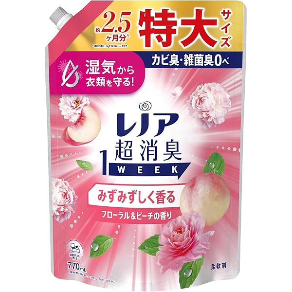 Amazon | 花王 ニュービーズ ローズ&マグノリア 詰替 超特大