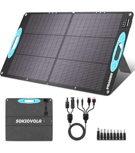 Anker SOLIX PS100 Solar Panel with Adjustable Kickstand, 100W