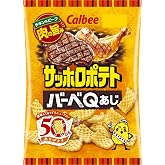 [サッポロポテト] カルビー サッポロポテトバーベQあじ 72g×12袋 肉の旨味 チキン ビーフ おやつ お菓子