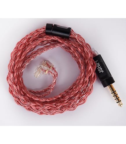 Amazon | 【JSHiFi-Ocean】QDC4.4mmリケーブル 銀メッキ&無酸素銅線材