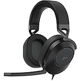 Corsair HS65 Surround Gaming Headset (Leatherette Memory Foam Ear Pads, Dolby Audio 7.1 Surround Sound on PC and Mac, SonarWo