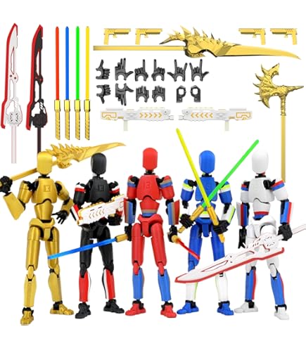 Amazon | T13アクションフィギュアセット&タイタン13おもちゃ5パック