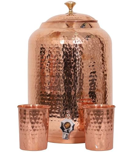 Amazon.co.jp: ハンドメイド銅ピッチャー/水差しの飲料水 : ホーム