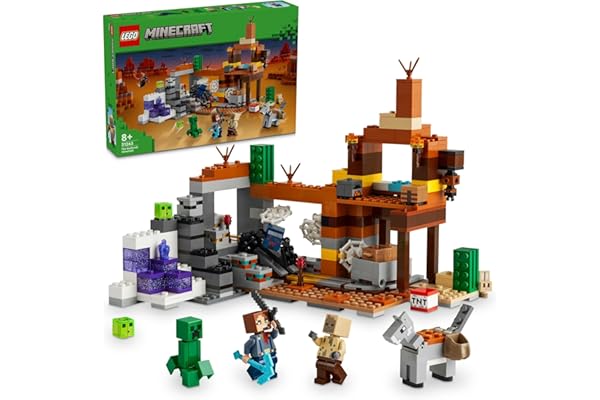 レゴ(LEGO) マインクラフト 荒野の廃坑 おもちゃ 玩具 誕生日 プレゼント ブロック 男の子 女の子 子供 8歳 9歳 10歳 小学生 マイクラ Minecraft グッズ ゲーム 21263
