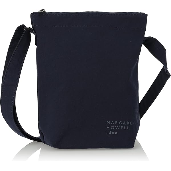 マーガレット ハウエル オイルレザーショルダーバッグ 黒