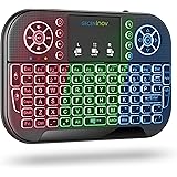ミニ キーボードワイヤレスMini Bluetooth keyboard タッチパッド搭載USB充電小型キーボードマウス 一体型 無線 USB レシーバー付き Android/IOS/パソコン/タブレット/スマートTV/HTPC等に対応