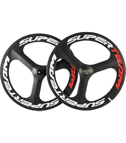 Amazon | SUPERTEAMカーボンホイール3スポーク/ディスクホイール700C