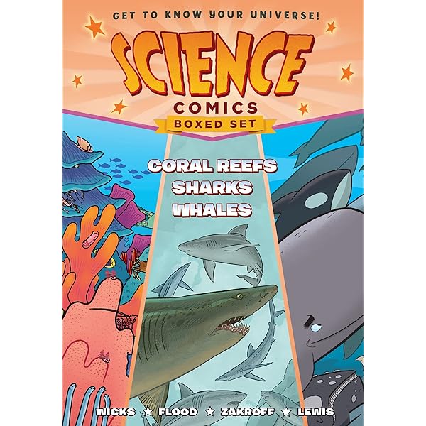 Science Comics 25冊セット Amazon | Science Comics Boxed Set: Volcanoes, Dinosaurs, and