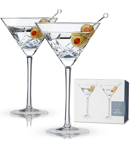 Godinger Stem Martini Glasses Set – Elegant Cocktail Barware For Classic Drinks - View #5