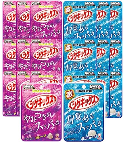 Amazon | 味覚糖 激 シゲキックス 極刺激 ソーダ 20g×160袋 (10×16