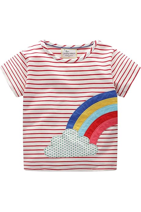 Boys Rainbow Striped Shirt Cotton Long 