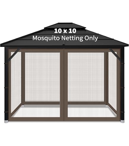 Toile Gazebo 10x10 10x10 Canopy Replacement Top Double Tiered