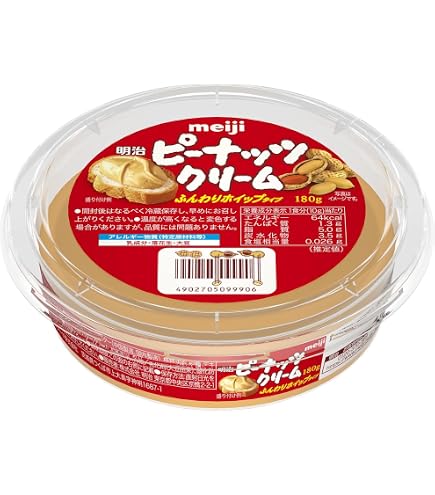 Amazon | 明治 ピーナッツクリーム 180g×3個 | 明治 | スプレッド 通販