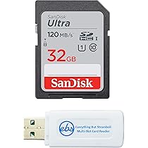 [es18-hata]レンズ+SD32GB Amazon.com: SanDisk 32GB Ultra SDHC Memory Card Works with