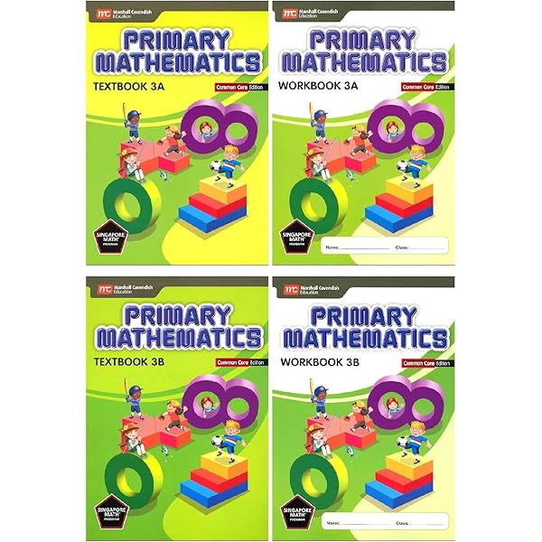 Singapore Primary Mathematics Grade 3 Kit (4 Books) - Textbooks 3A